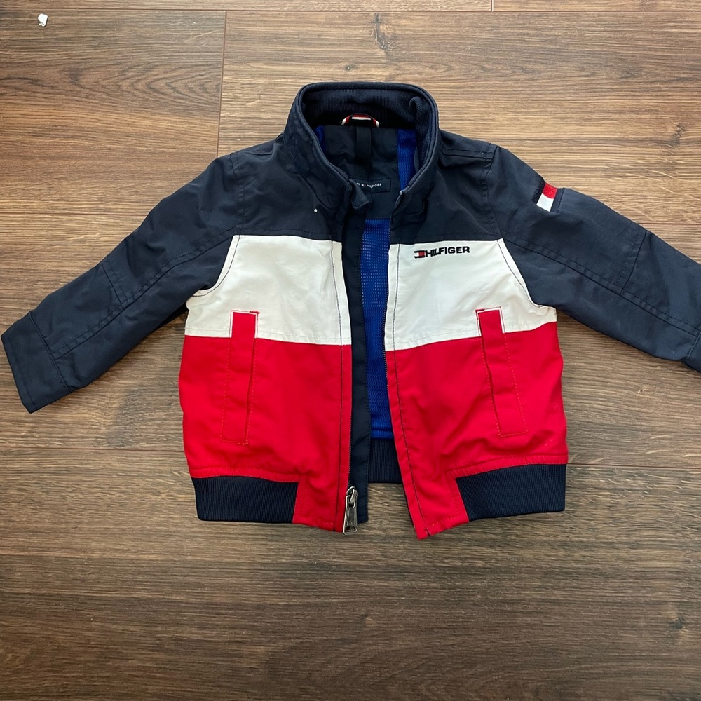 Y2K style Tommy Hilfiger sport jacket for baby boy